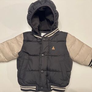 GAP Baby Black Puffer Jacket